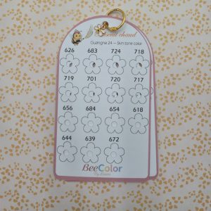 Nuancier Guangna 24 Skin tone color